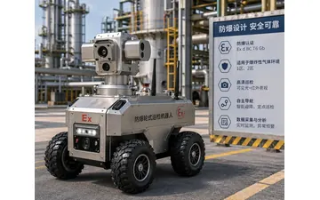 Explosion-proof wheeled inspection robot × wireless charging technology: creating a truly unattended industrial inspection system