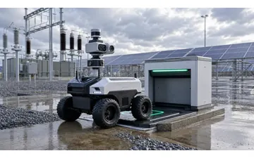 Overview and wireless charging of outdoor wheeled inspection robot