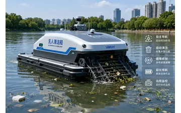 Wireless charging solution for unmanned cleaning ships: autonomous energy replenishment, efficient operation around the clock