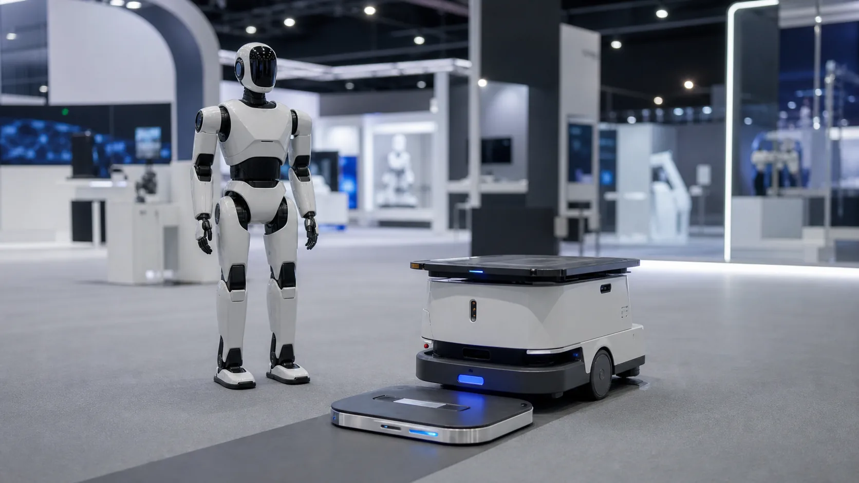 WAIC 2026 robot wireless charging and autonomous energy replenishment concept