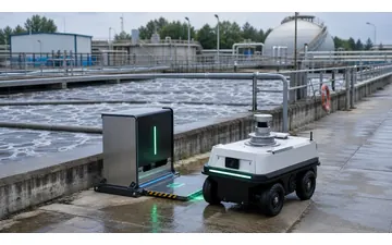 Wireless charging of sewage treatment plant inspection robots: improving the safety and intelligence of operation and maintenance