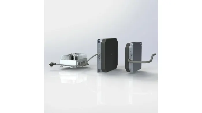 Industrial wireless charging system for mining and logistics robots
