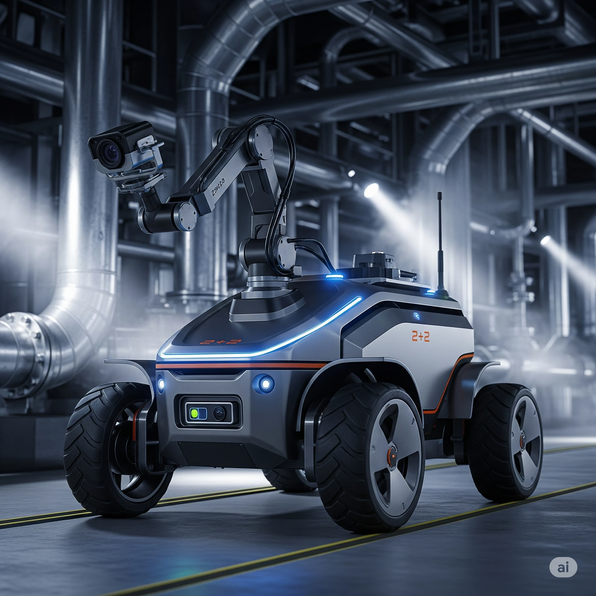 2+2型巡检机器人定义及使用无线充电的意义