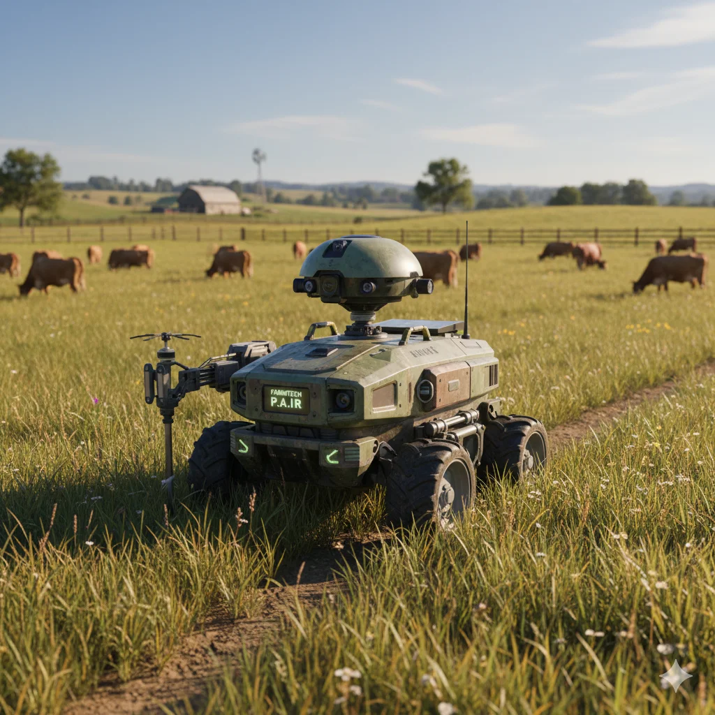 牧场巡逻巡检机器人的作用及使用无线充电的优势