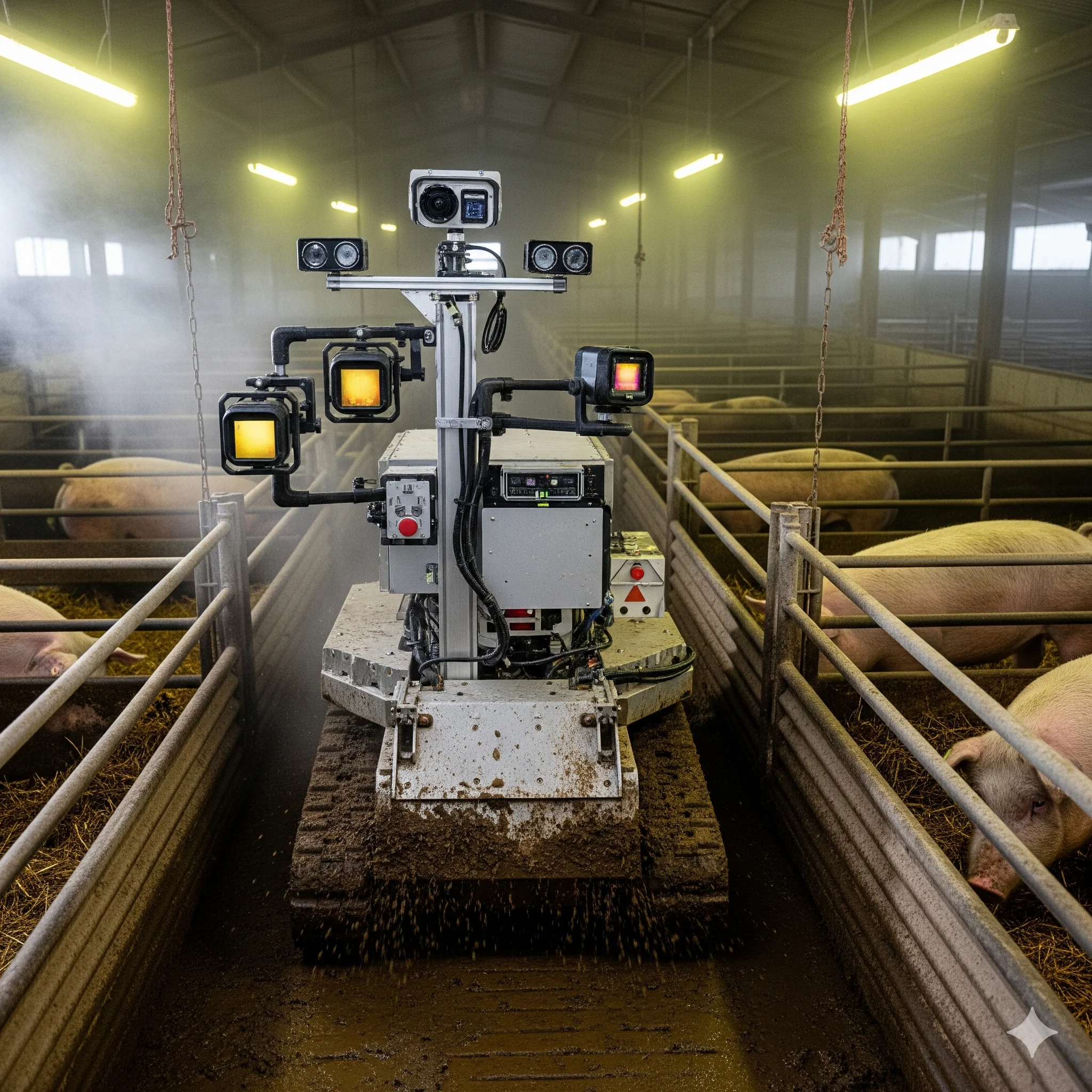 猪舍巡检机器人与无线充电：自动化养殖的未来