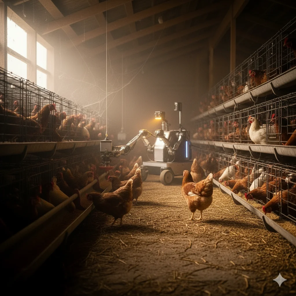 无线充电在家禽智能饲喂机器人中的优势