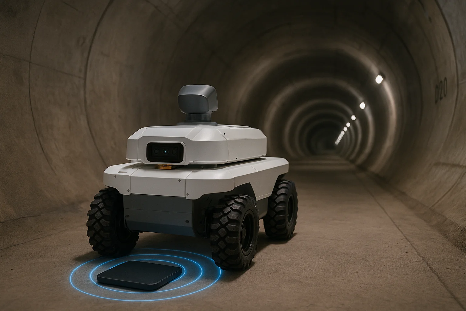 隧道巡检机器人无线充电解决方案