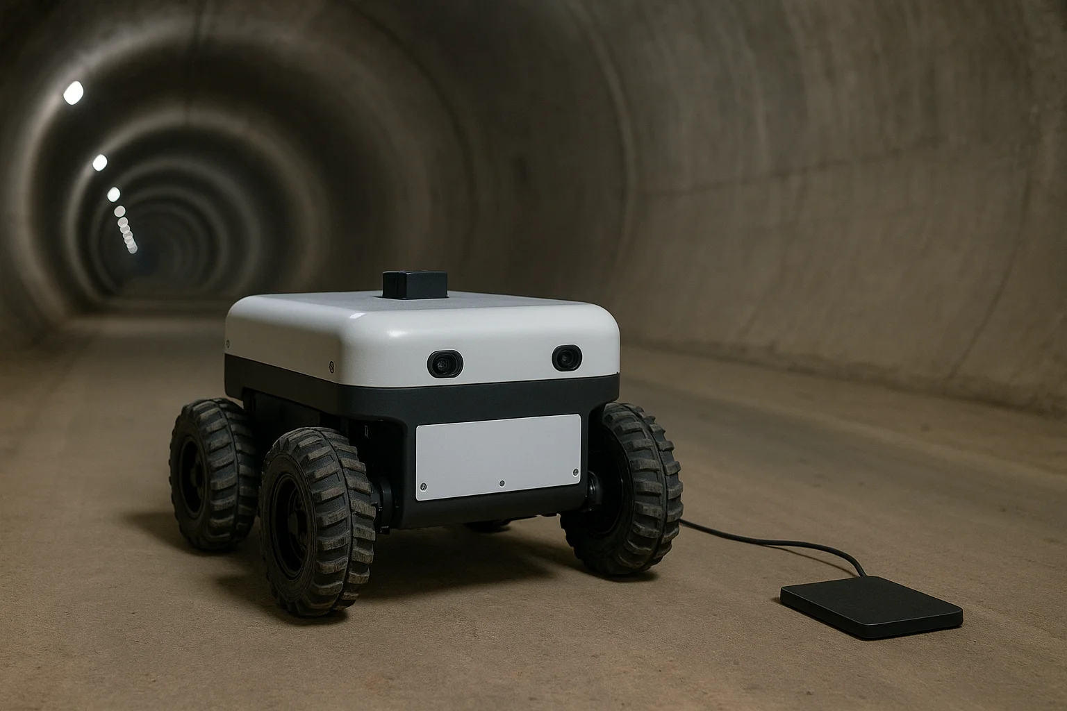 隧道智能巡检机器人无线充电技术应用解析