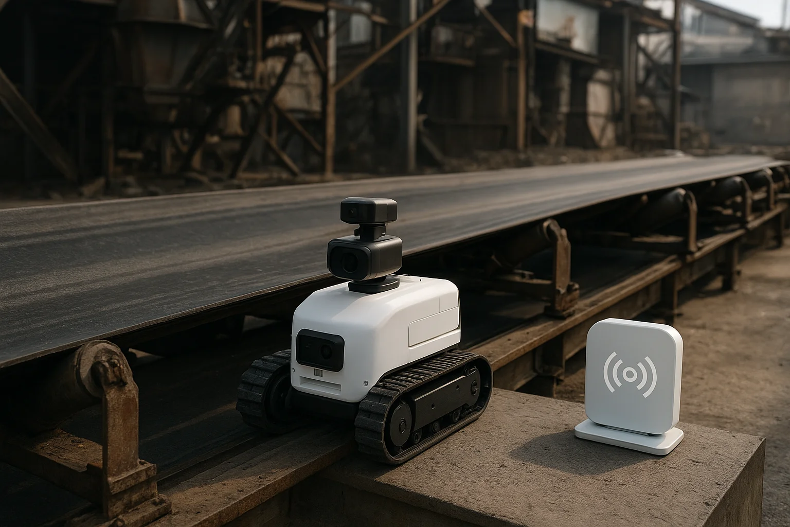 无线充电+智能巡检：输送机皮带运维的革新之路