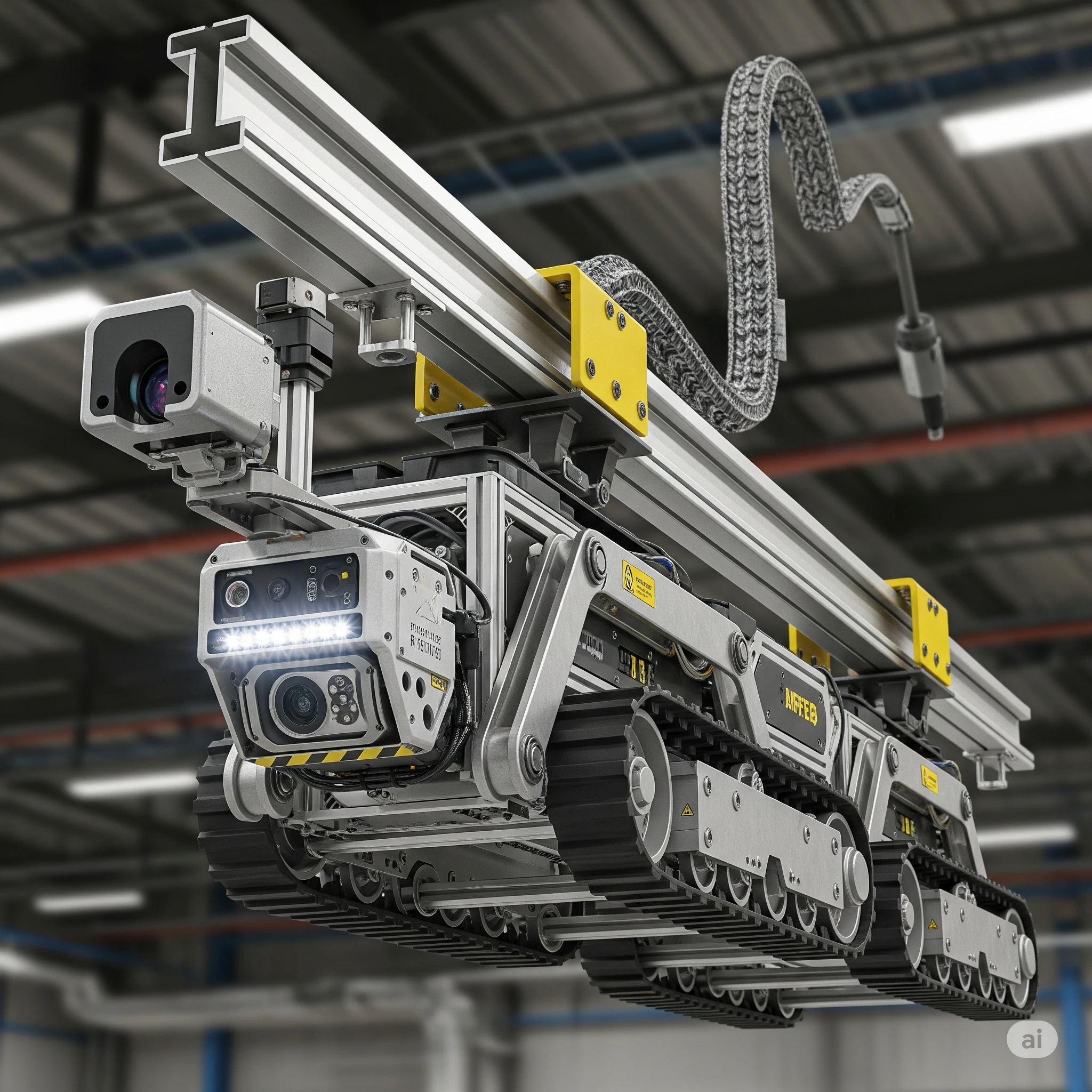 普通轨道式巡检机器人无线充电技术